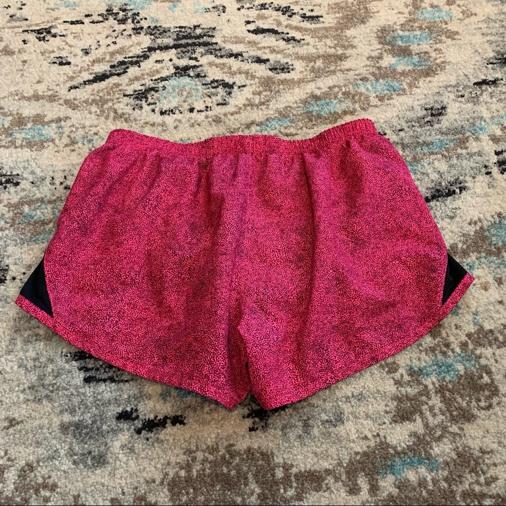 🎈3/$25 Nike Dri-Fit Pink and Black Speckled Athletic Running Shorts! - Picture 2 of 3